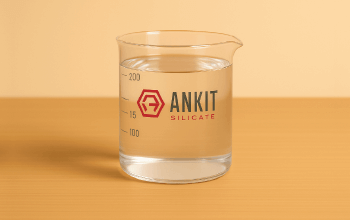Liquid sodium silicate in an Ankit Silicate glass beaker