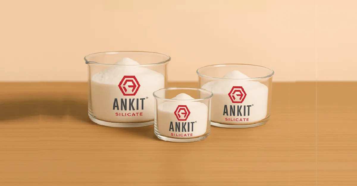 Sodium silicate powder in Ankit Silicate glass bowls