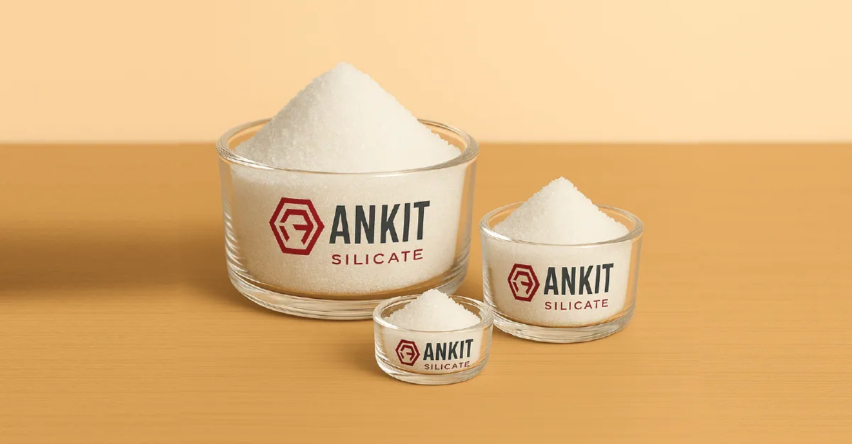 Sodium orthosilicate in Ankit Silicate glass bowls